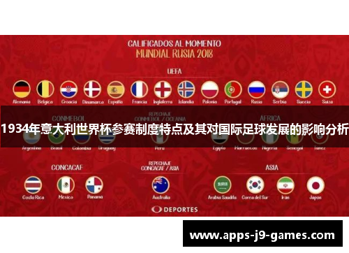 1934年意大利世界杯参赛制度特点及其对国际足球发展的影响分析