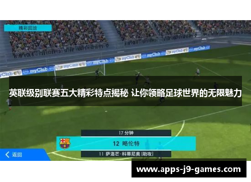 英联级别联赛五大精彩特点揭秘 让你领略足球世界的无限魅力